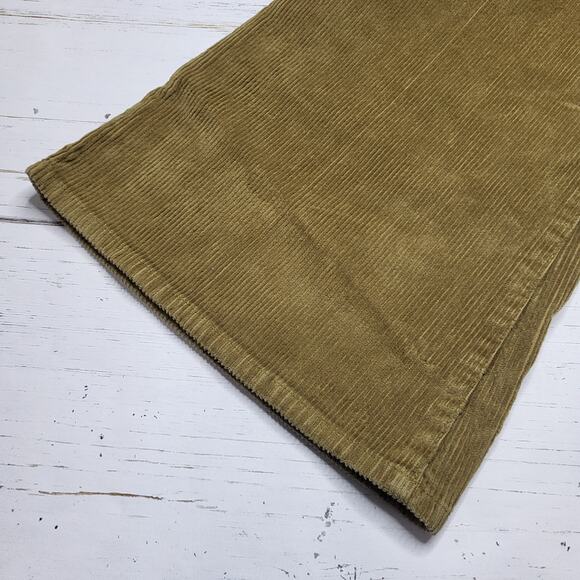 J Crew Tall Vintage Flare Corduroy Pants Olive Green High Rise Heritage 29 29T - Picture 8 of 11